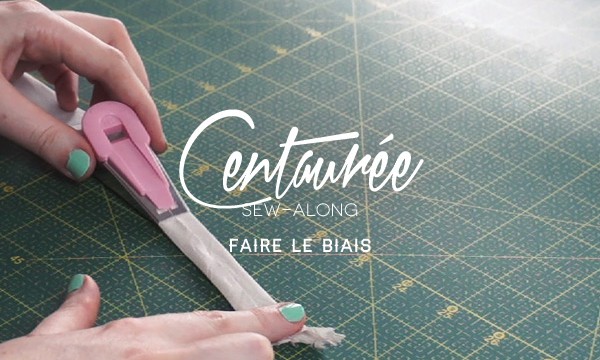 #Centaurée SAL# Preparing the bias tape