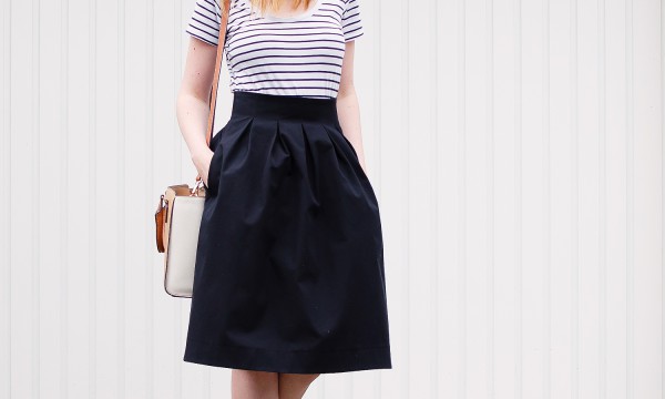 #Outfit# Midi-length Chardon skirt