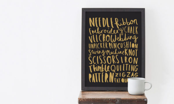 9 Wall Art Ideas for Modern Sewing Spaces